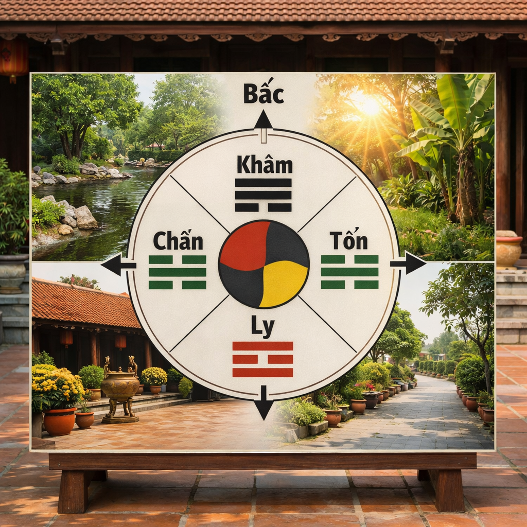 Ảnh 3: Cách xác định hướng nhà theo tuổi chuẩn phong thủy