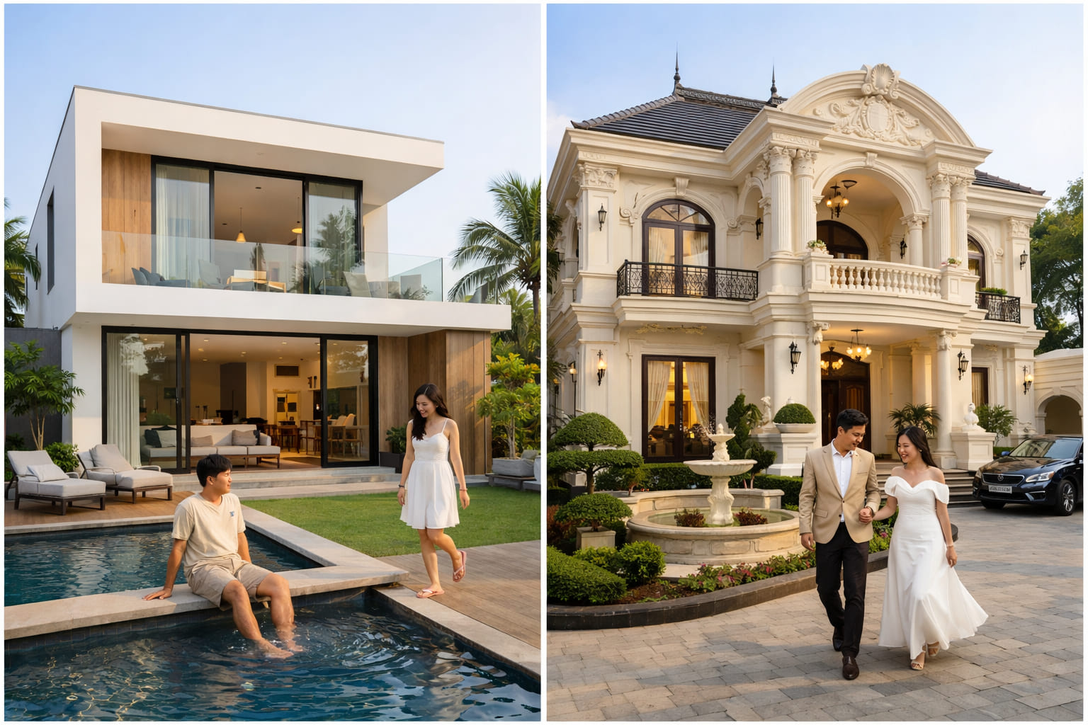 
Ảnh 2: Các mẫu nhà đẹp phổ biến hiện nay
