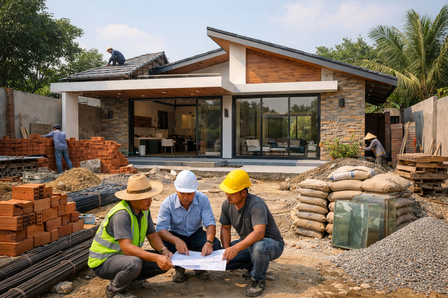 
Ảnh 3: Chi phí xây dựng và vật liệu
