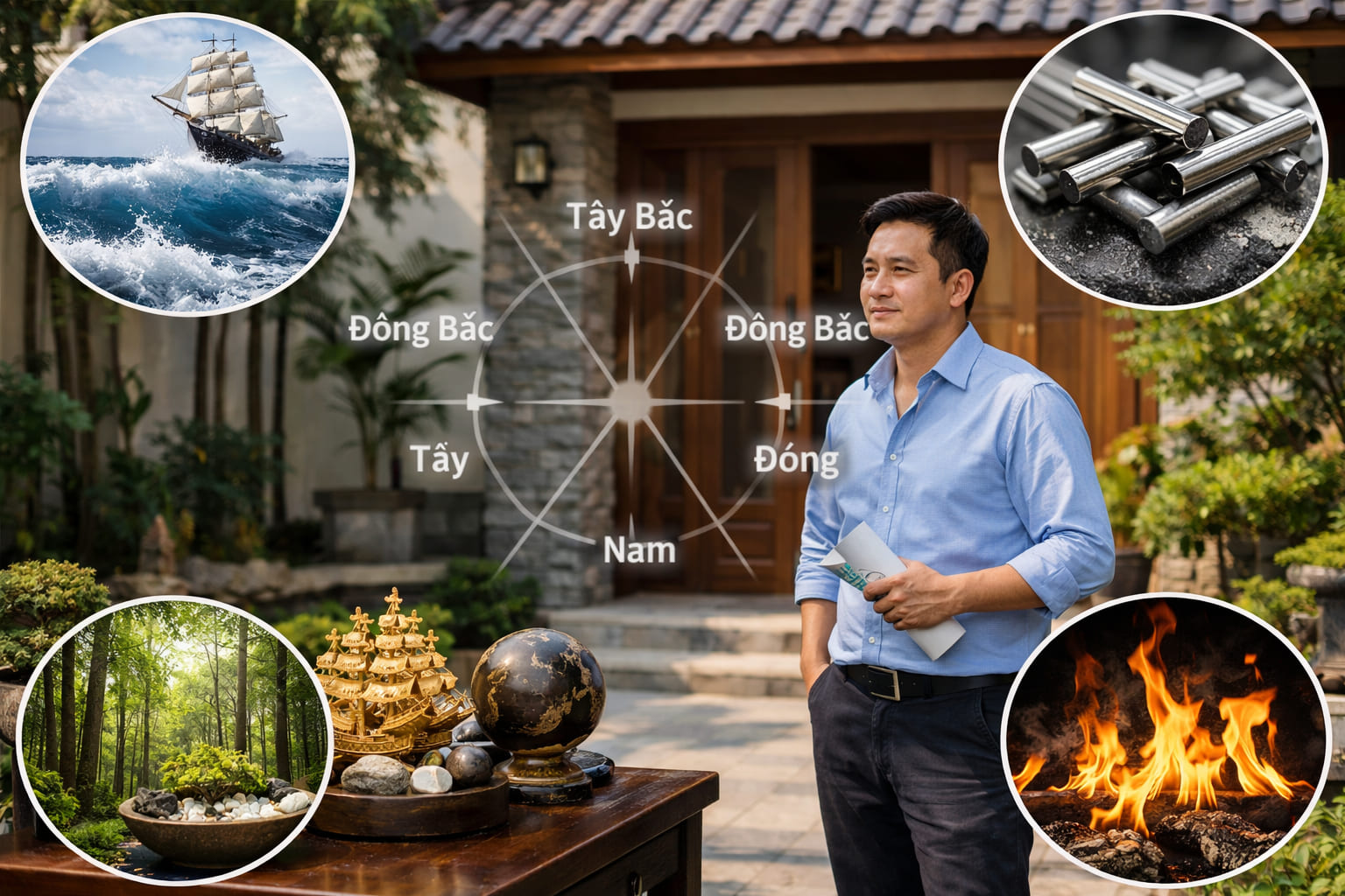 Ảnh 1: Nam tuổi Nhâm Tuất 1982 hợp hướng nhà nào? Tổng quan phong thủy