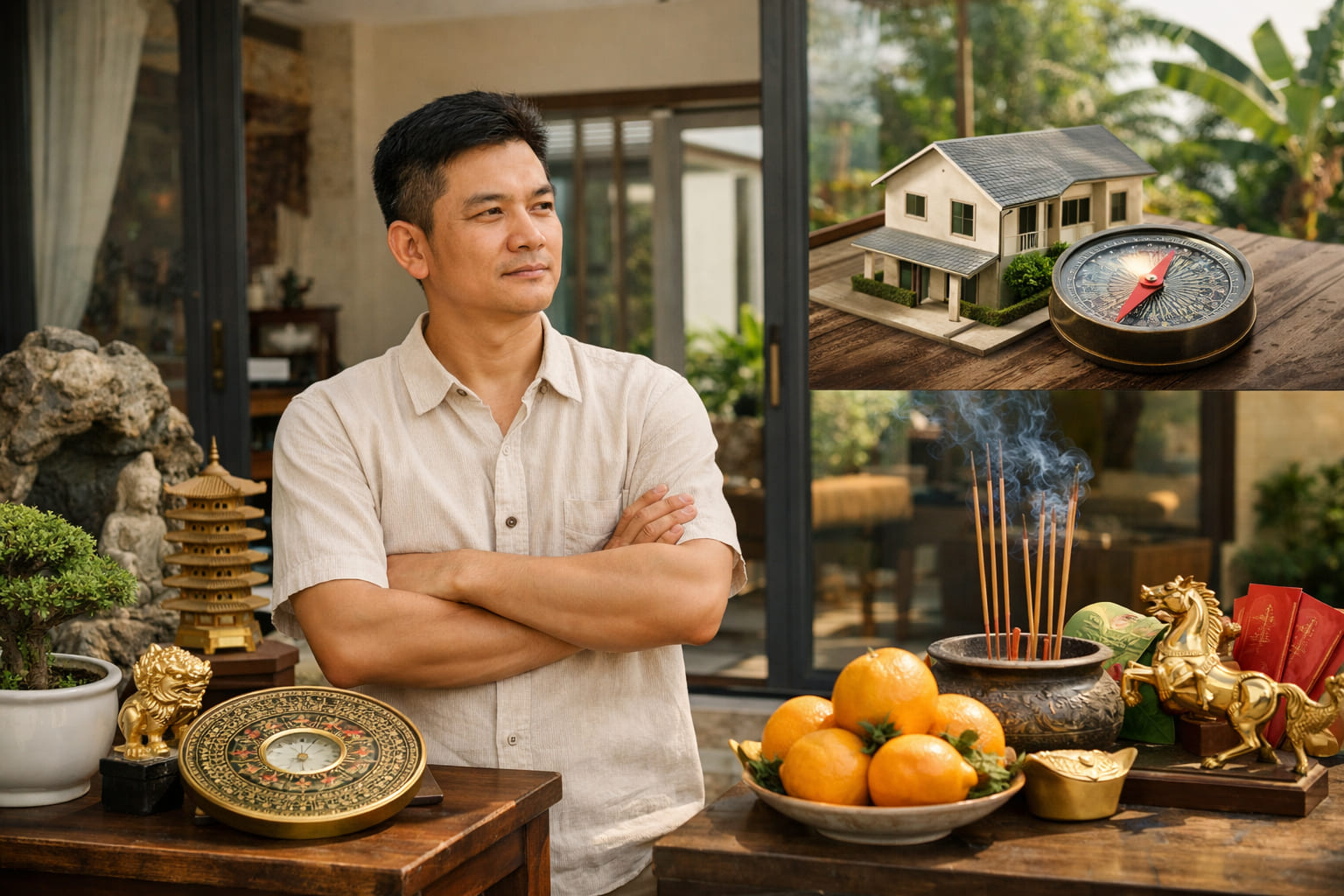 Ảnh 2: Nam tuổi Nhâm Tuất 1982 hợp hướng nhà nào? Tổng quan phong thủy