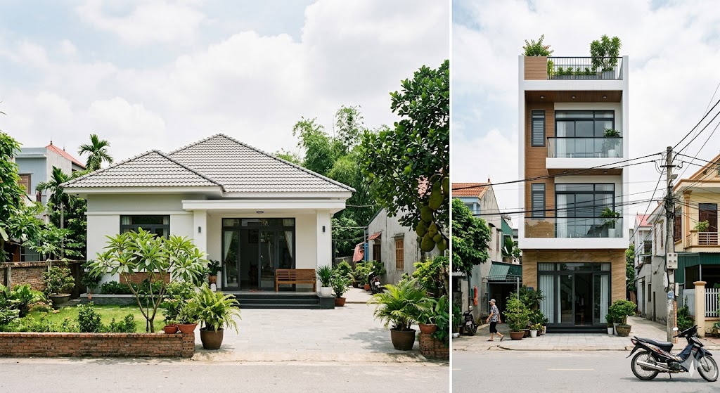 
Ảnh 2: Các mẫu nhà đẹp phổ biến tại Việt Nam hiện nay

