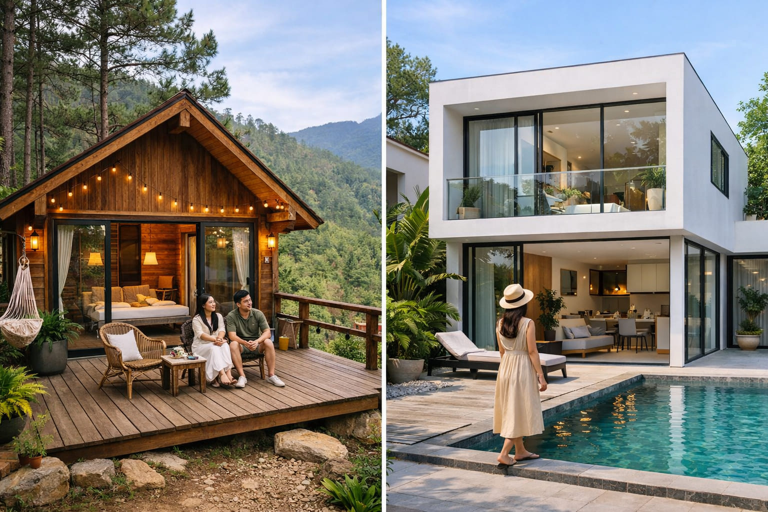 
Ảnh 2: Các mẫu nhà homestay đẹp phổ biến được ưa chuộng
