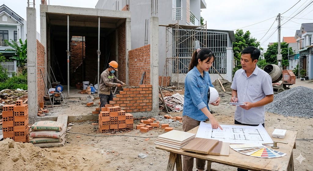 Ảnh 3: Kinh nghiệm thiết kế và xây dựng mẫu nhà 5x20 tiết kiệm chi phí