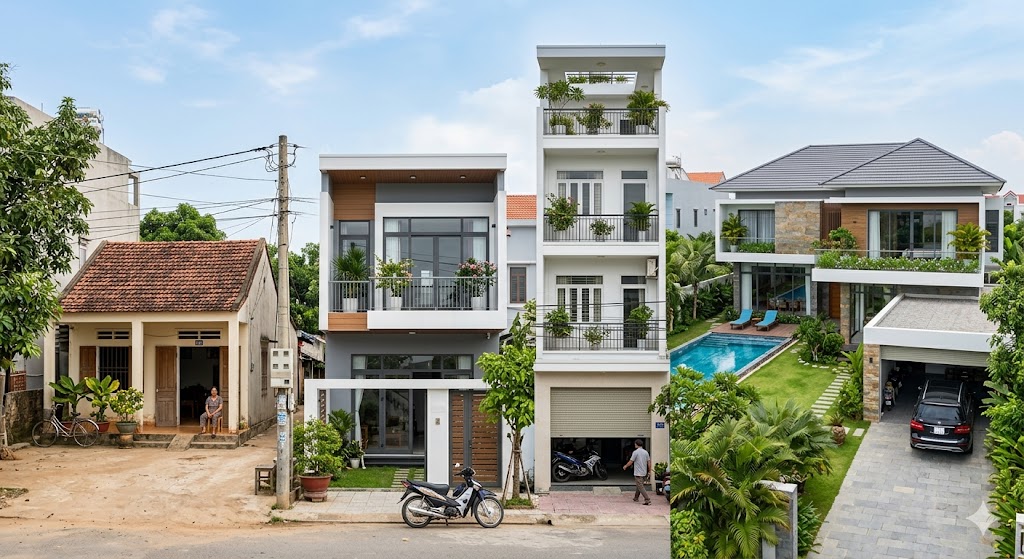 Ảnh 1: Phân loại các mẫu nhà đẹp phổ biến hiện nay