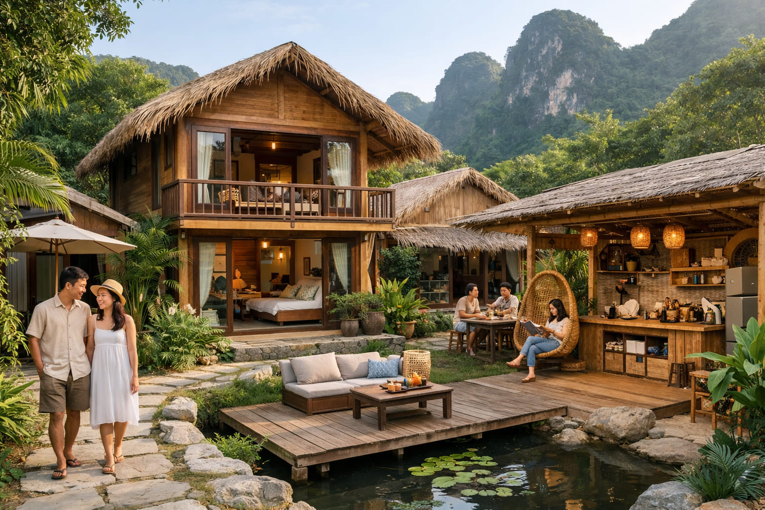 
Ảnh 3: Tiêu chí đánh giá một mẫu nhà homestay đẹp và hiệu quả kinh doanh
