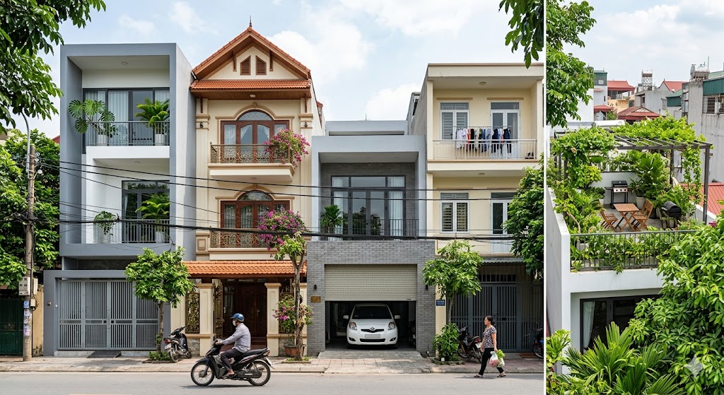 
Ảnh 2: Tổng hợp các mẫu nhà ống 2 tầng đẹp được ưa chuộng
