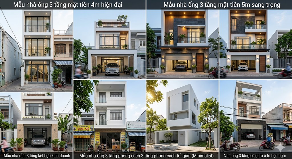 
Ảnh 2: Tổng hợp các mẫu nhà ống 3 tầng đẹp được ưa chuộng nhất
