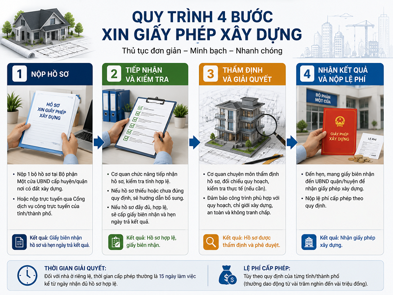 Quy Trình Xin Giấy Phép Xây Dựng