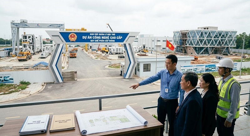 Công trình nằm trong khu vực có cơ chế quản lý đặc thù