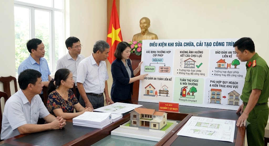 Điều kiện khi sửa chữa, cải tạo công trình