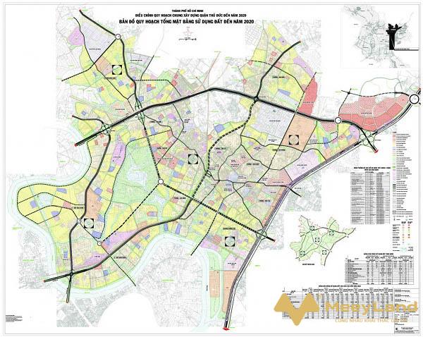 Ảnh 1: Bản đồ quận Thủ Đức (Nguồn: Internet)