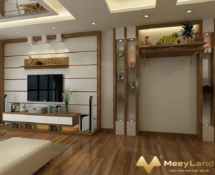 
Ảnh 3: Nhà chung cư cần đặt bàn thờ sát tường để không bị động và tăng tài lộc cho gia chủ (Nguồn: Meeyland.com)

