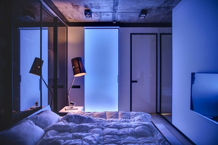 
Ảnh 11: Phòng ngủ đẹp với hiệu ứng ánh sáng đặc sắc
