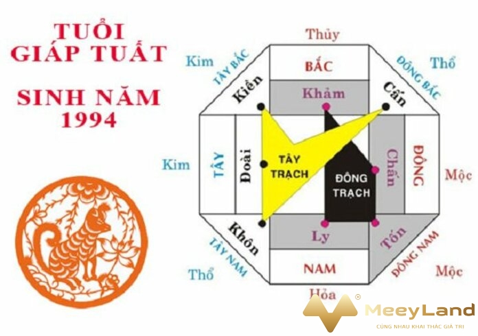 Ảnh 6: Người nam Giáp Tuất nên xây nhà theo hướng Tây, Tây Nam, Đông Bắc, Tây Bắc.(Nguồn: Internet)