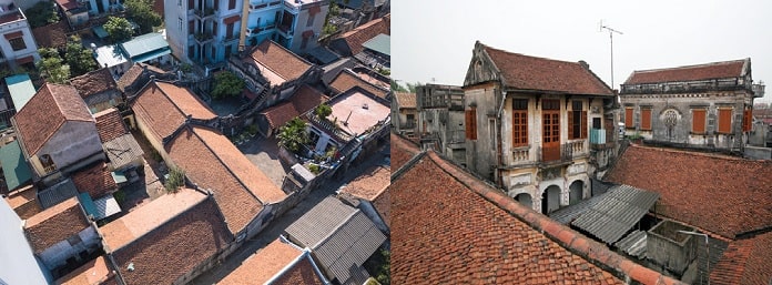 Ảnh 7: Làng Cự Đà lưu giữ được nhiều ngôi nhà cổ đẹp, trăm tuổi
