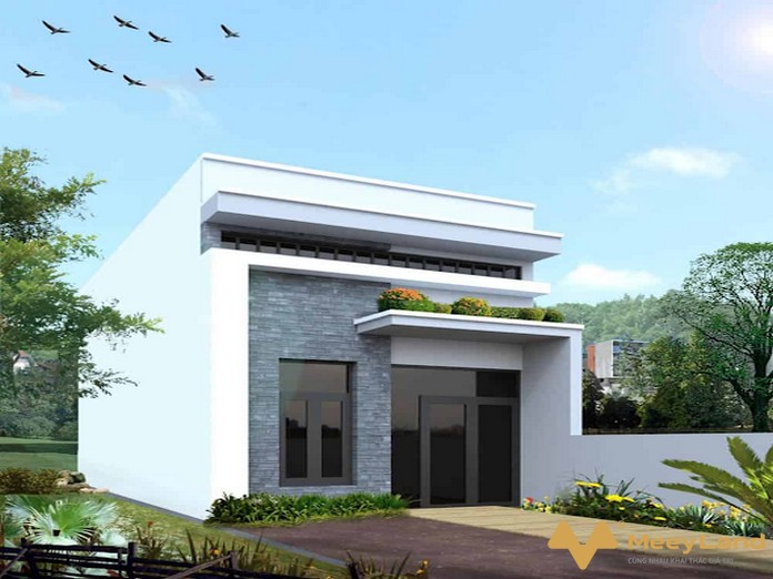 Biệt thự mái thái có gác lửng sang trọng