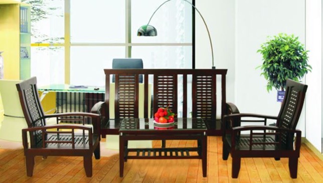 
Hình 1: Mẫu bàn ghế gỗ phòng khách hiện đại tạo nên sự mới mẻ
