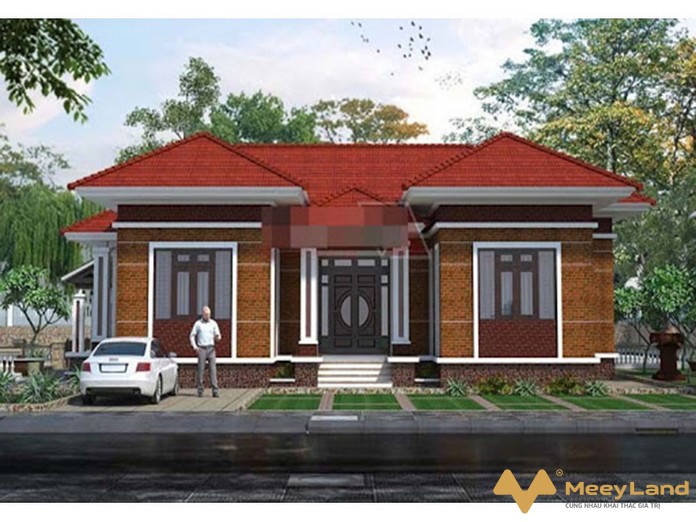 
Mẫu nhà cấp 4 có 3 phòng ngủ gác lửng hiện đại
