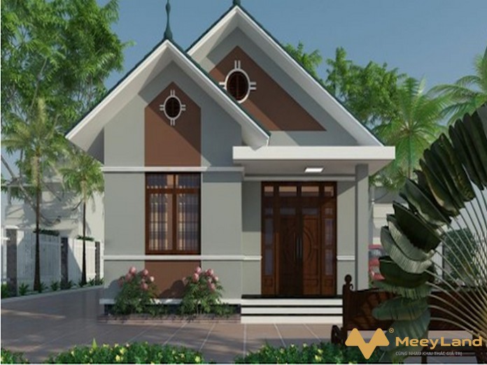 Nhà cấp có gác lửng mái bằng