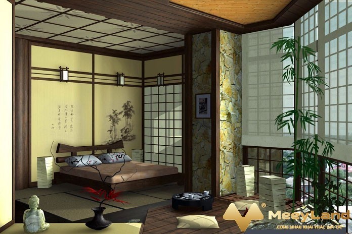 
18. Đắm mình trong không gian Nhật Bản ngay tại phòng ngủ trong nhà (Nguồn: Internet)
