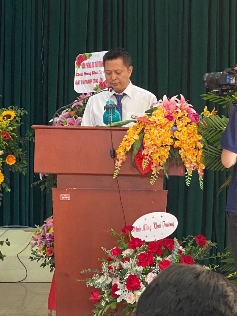  Giám đốc Nguồn Vốn tuyên bố Buổi lễ Khai trương văn phòng đại diện Meey Land tại Bắc Giang.