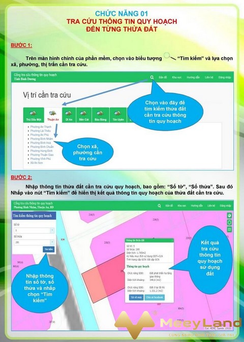 Ảnh 15: Tra cứu thông tin quy hoạch trên bản đồ (Nguồn: Internet)
