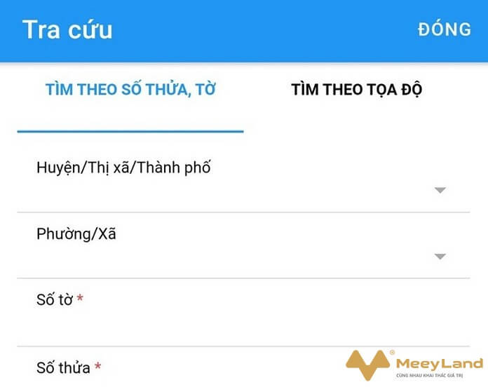 Ảnh 18: Cách tra cứu thông tin quy hoạch bằng thông số đất (Nguồn: Internet)