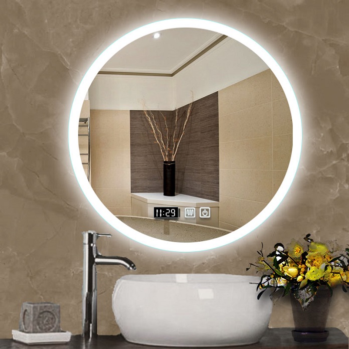  Ảnh 39: Thiết kế gương treo tường trong phòng tắm giúp không gian nội thất sang trọng hơn