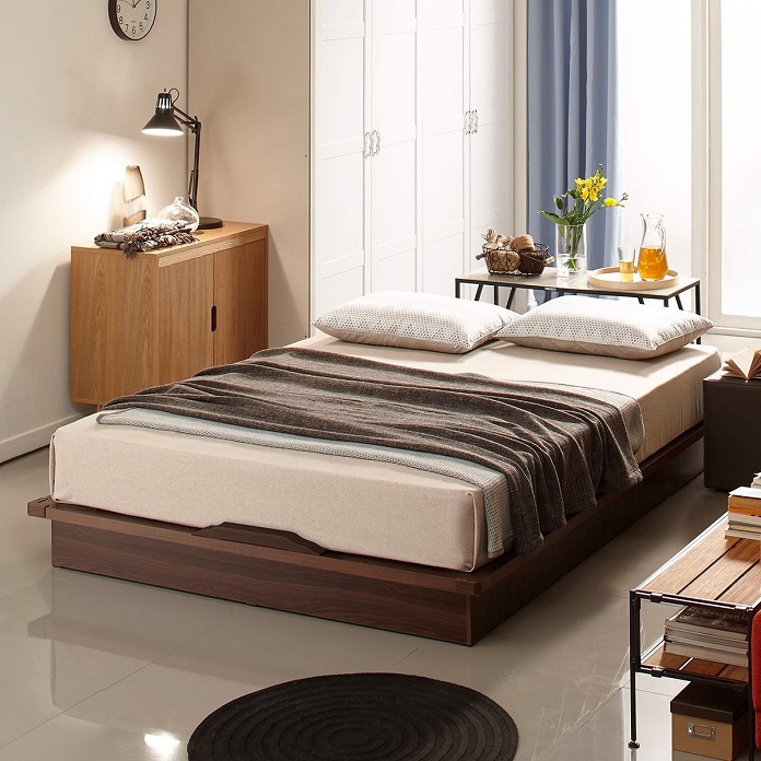  Giường ngủ đơn gỗ công nghiệp có khả năng chống thấm tốt