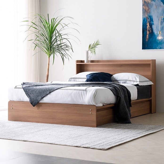  Giường ngủ đơn gỗ công nghiệp