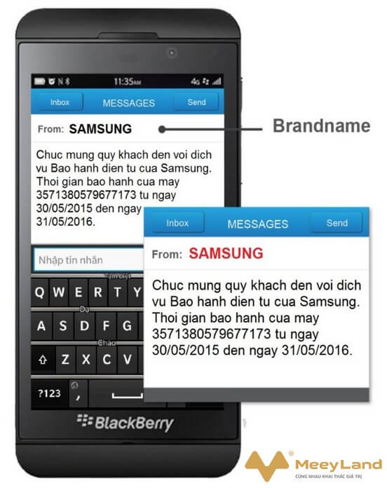  Ảnh 10: SMS Brandname được rất nhiều người ưa chuộng (Nguồn: Internet).