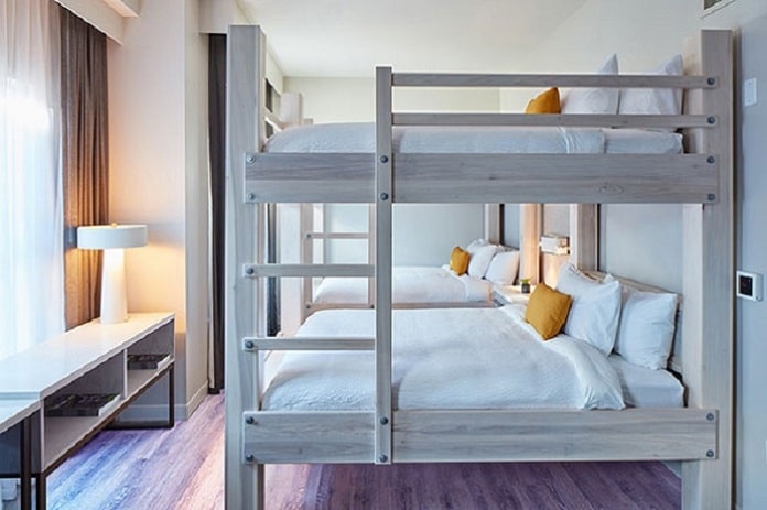  Ảnh 13: Mẫu giường tầng sắt 1,8m giúp gia chủ thoải mái khi sử dụng ( Nguồn Internet)