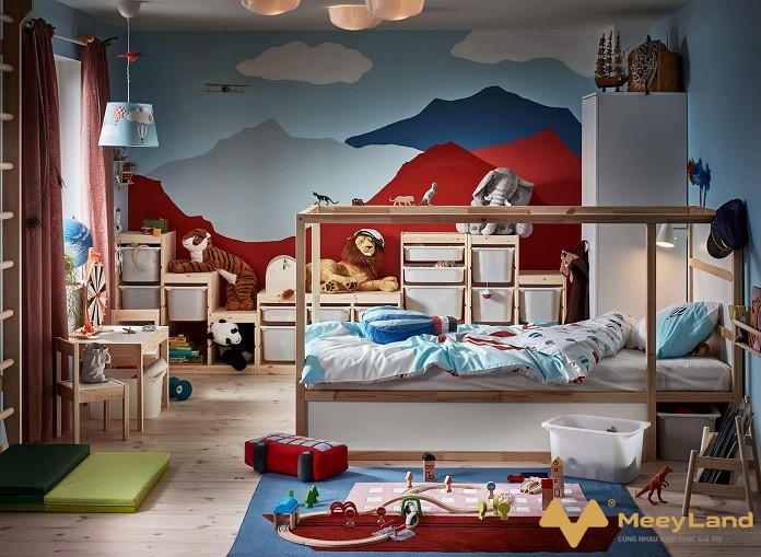  Ảnh 9: Cách sắp xếp phòng ngủ cho trẻ em mệnh Hỏa (Nguồn: Internet)