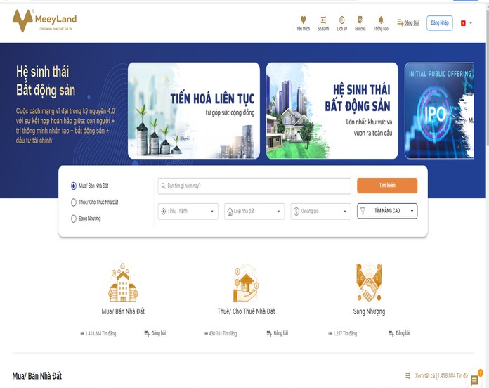 Ảnh 1 : Hệ sinh thái Meeyland Nguồn: Internet