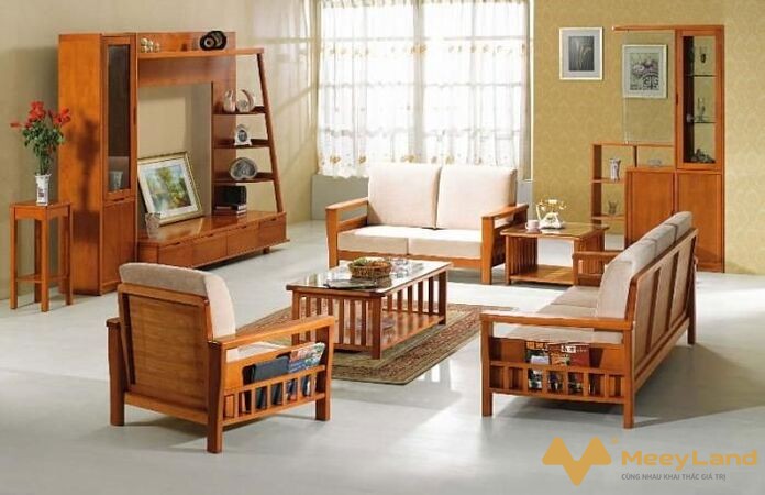 
Ảnh 1: Thiết kế nội thất phòng khách bằng gỗ cho một không gian sống thẩm mỹ và ấn tượng hơn (Nguồn: Internet)
