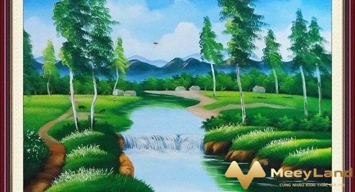
Ảnh 2: Tranh sông nước (Nguồn ảnh: Internet)
