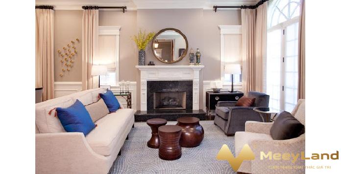  Ảnh 4: Bố trí không gian phòng khách theo quy luật cân bằng bất đối xứng Nguồn: Internet