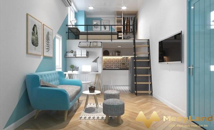 
Ảnh 2: Thiết kế căn hộ mini cho thuê phong cách hiện đại (Nguồn: Internet)
