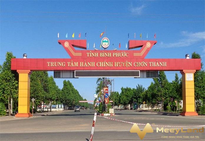 Ảnh 4: Trung tâm huyện Chơn Thành (Nguồn: Internet)