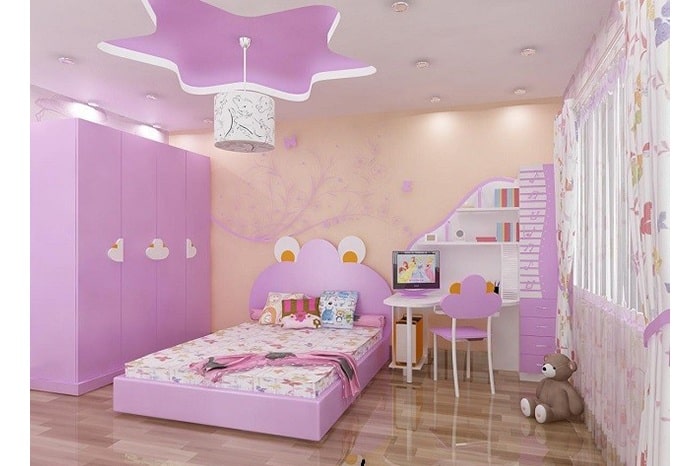 
Ảnh 17: Thiết kế phòng ngủ bé gái
