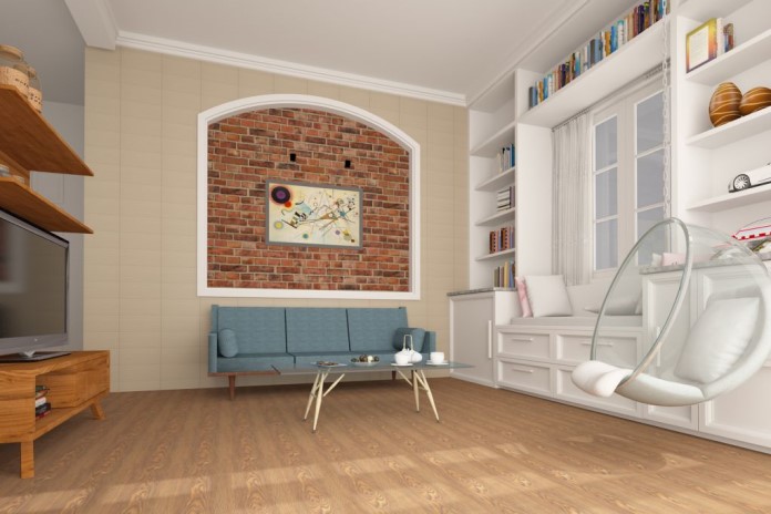  Ảnh 3: Ốp gỗ tường phòng khách làm tăng thẩm mỹ cho không gian