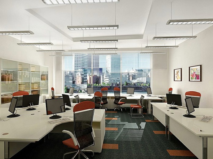 
Hình 10: Nội thất văn phòng được sắp xếp, bày trí ngăn nắp và tiện nghi
