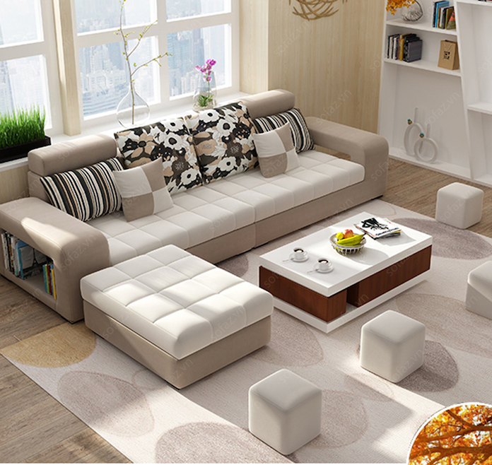  Hình 18: Sự kết hợp giữa sofa băng và sofa đơn đem lại rất nhiều tiện ích cho căn phòng