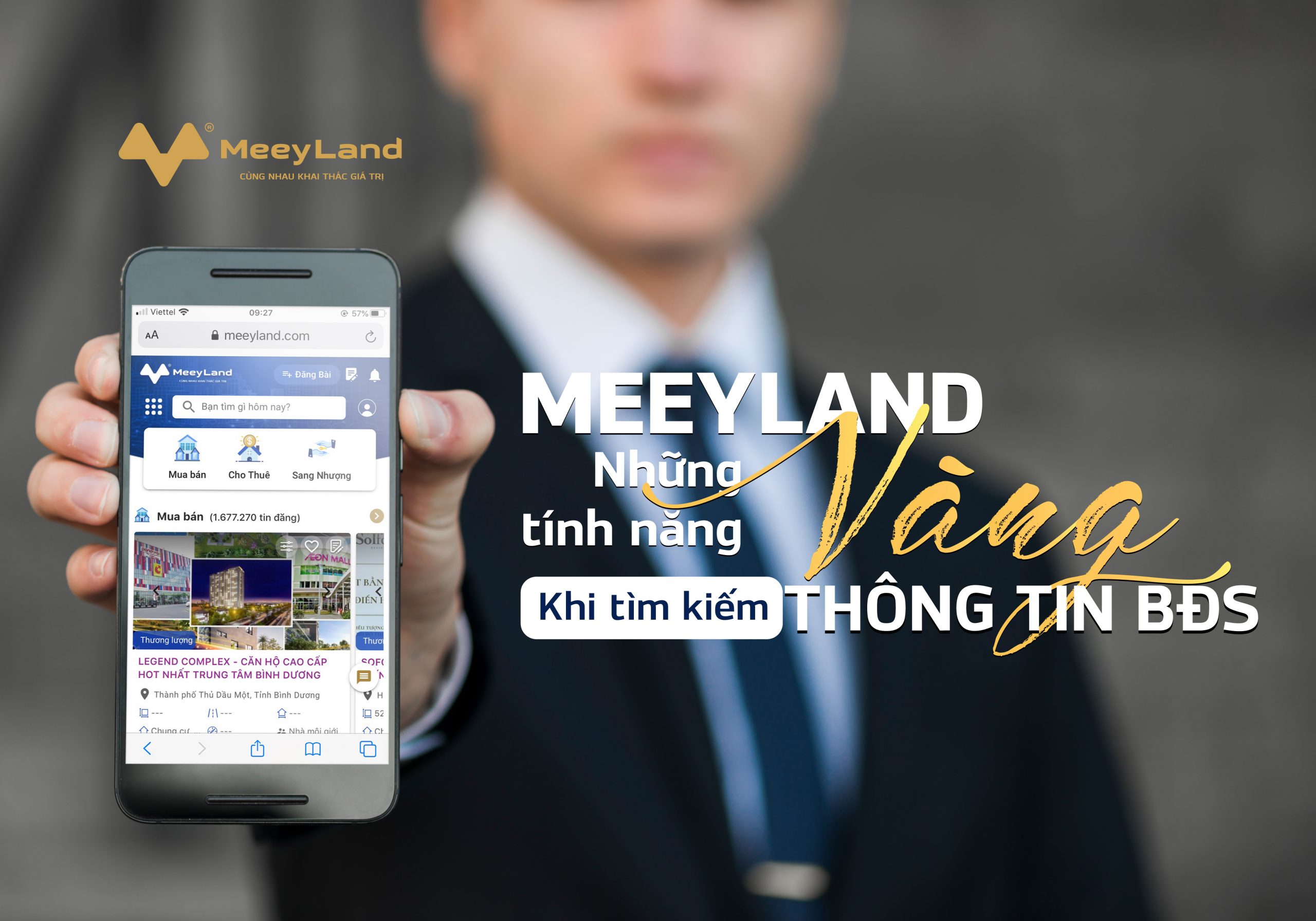  Meeyland.com và MeeyLand App - Sự lựa chọn đầu tiên khi tìm kiếm thông tin bất động sản
