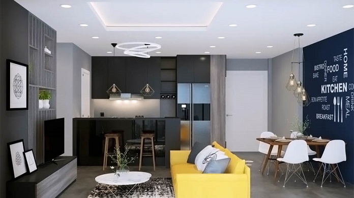 
Ảnh 32: Tối ưu hóa diện tích trong thiết kế nội thất căn hộ chung cư 100m2
