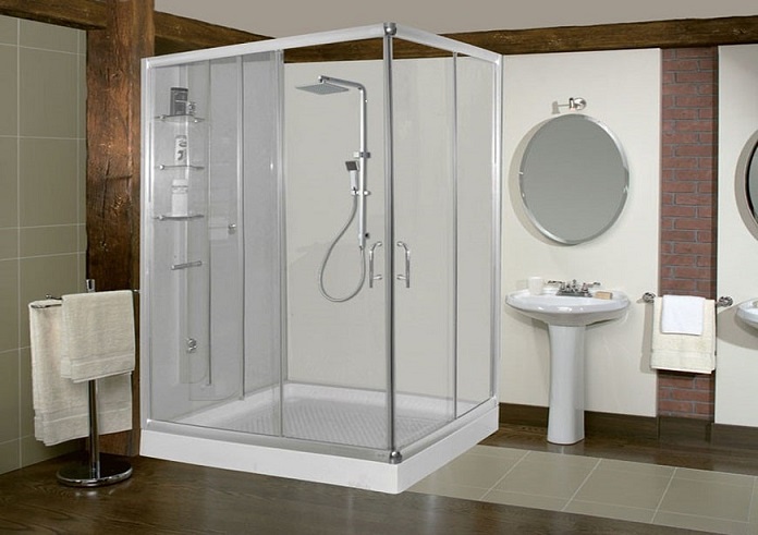 
Ảnh 6: Ý tưởng thiết kế dành cho những ngôi nhà cùng với cửa kính phòng tắm vòi sen
