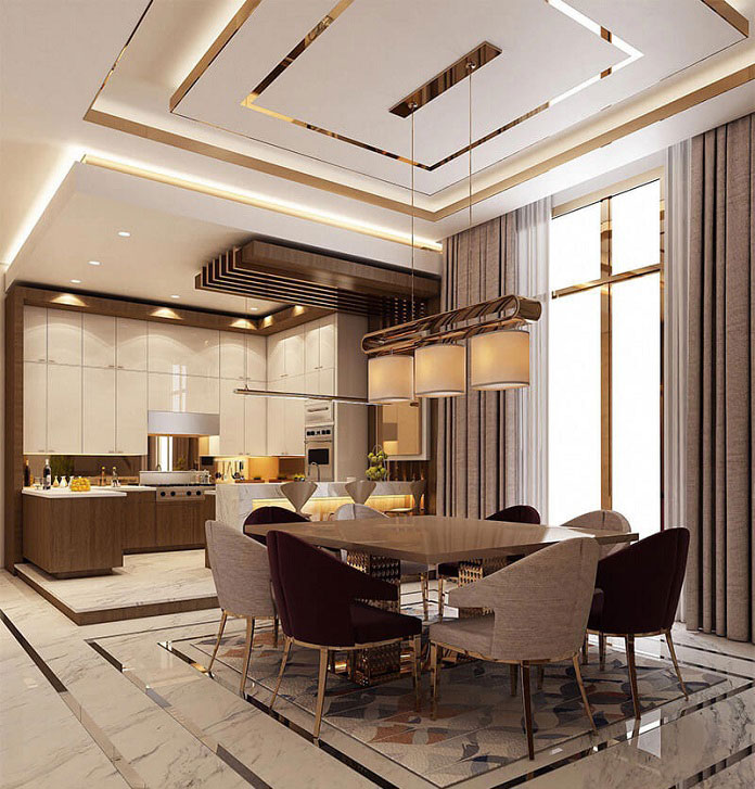  Ảnh 48 - Phòng bếp được thiết kế với nội thất cao cấp