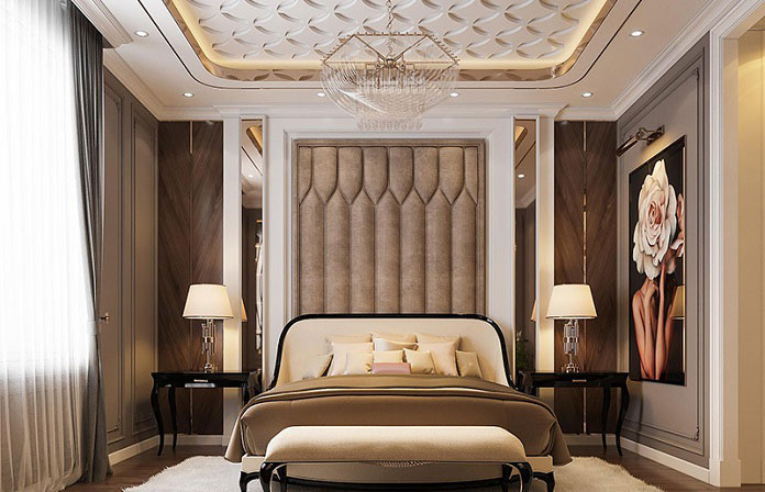  Ảnh 49 - Thiết kế nội thất phòng ngủ Luxury