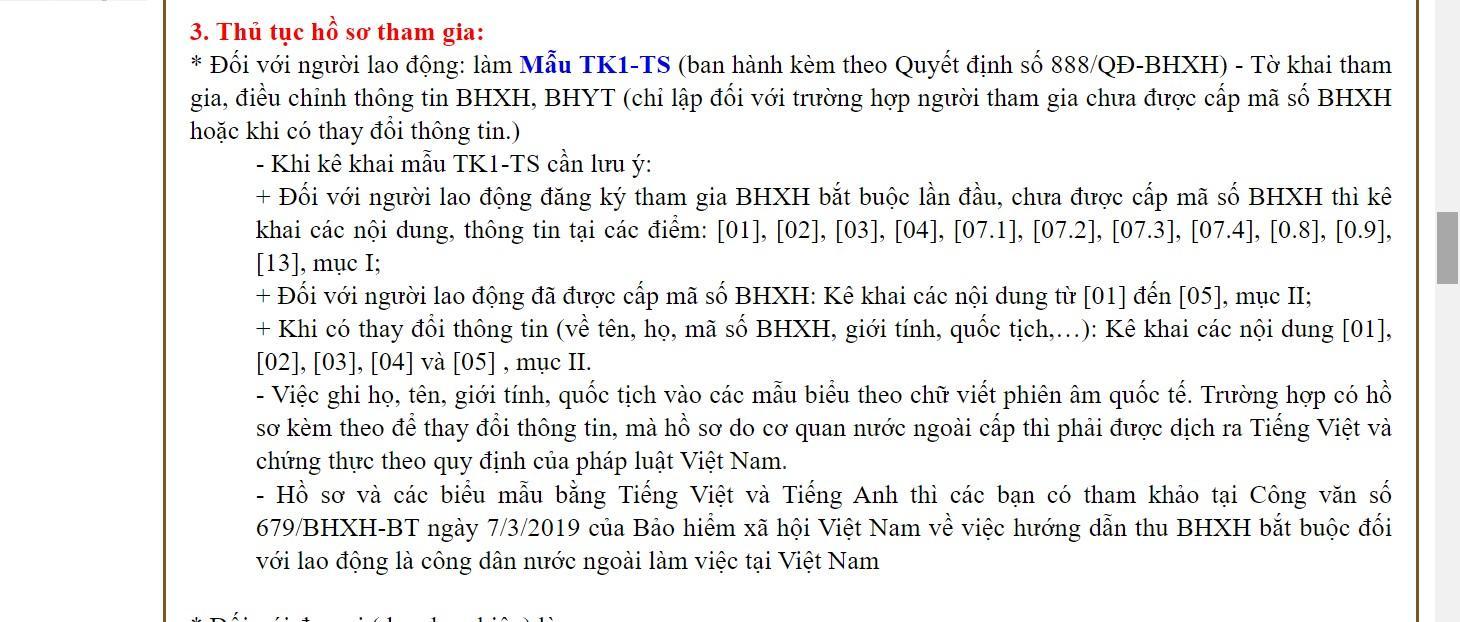  Ảnh 8: Thủ tục làm hồ sơ tham gia bảo hiểm đối với người lao động nước ngoài (Nguồn: Internet)